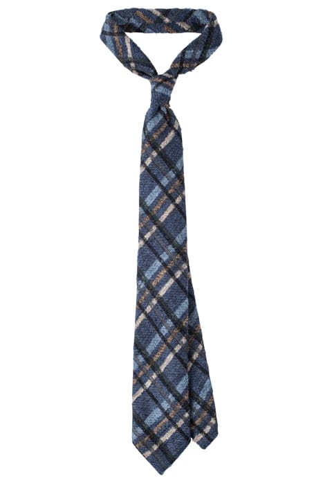 TIE CHECK BLUE 1