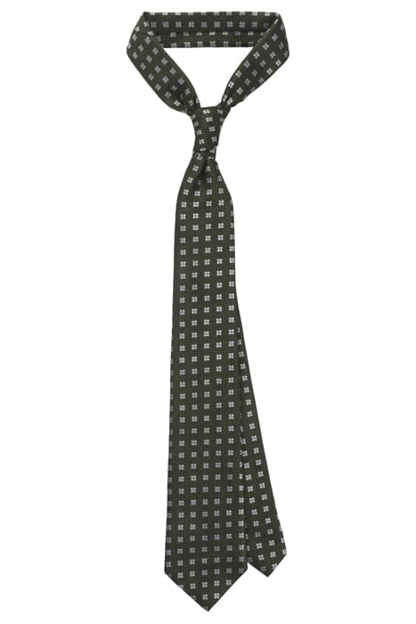 GREEN FLOWERS TIE 1