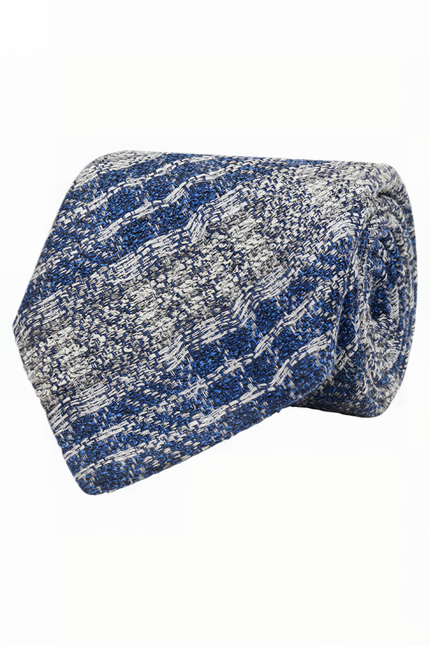 BLUE CHECKED TIE 1