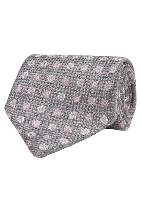 GREY FLOWERS TIE 1