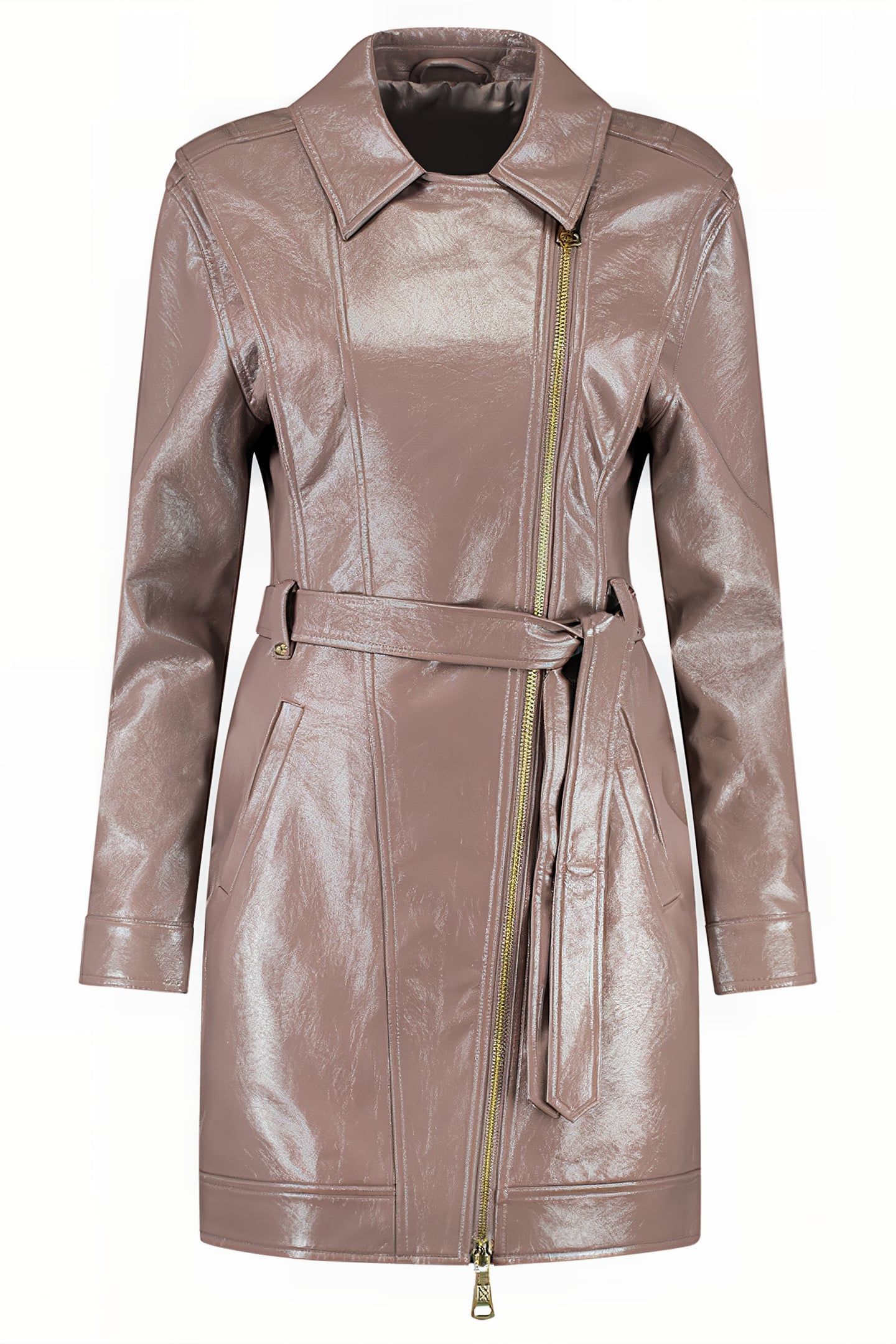 ZILLIAN DRESS DEEP TAUPE 1