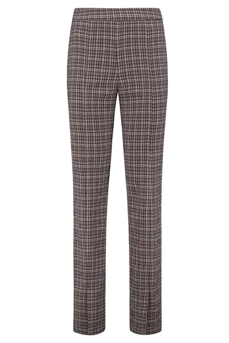 NIRA TROUSERS INDIGO CHECK 1