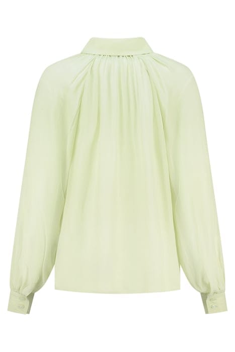 RUNA LOOSE BLOUSE GREEN LIGHT 2