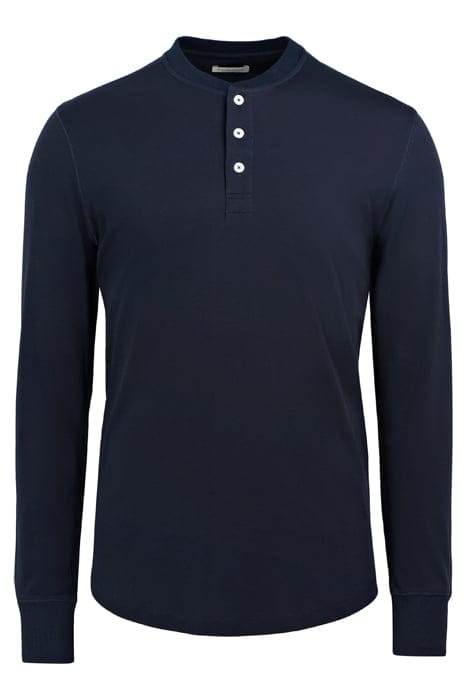 NAVY HENLEY T SHIRT 9