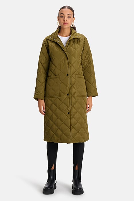 LA-SQUARE JACKET ARMYGREEN 2