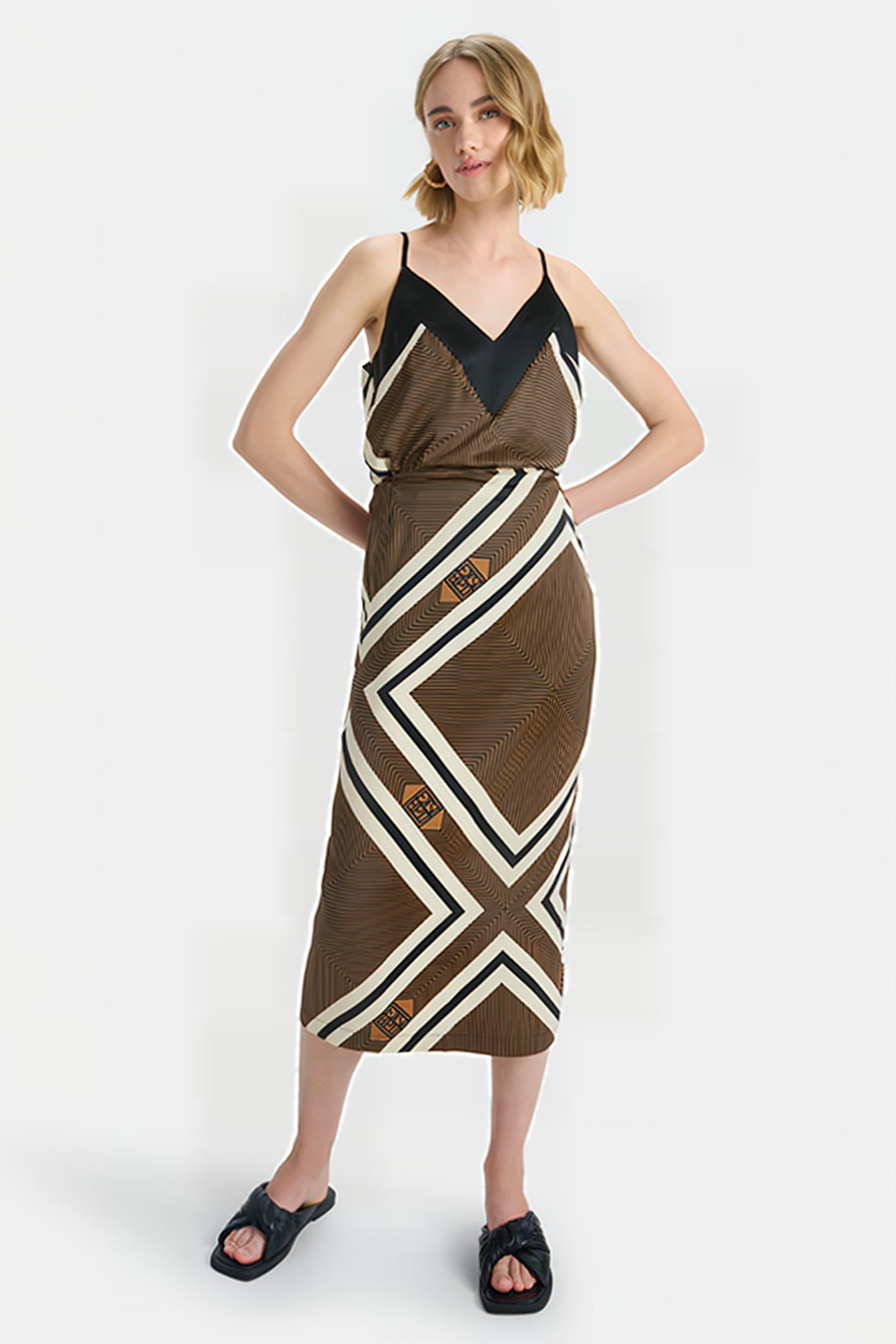 LA-SILKY SCARF SKIRT VARIOUS 2