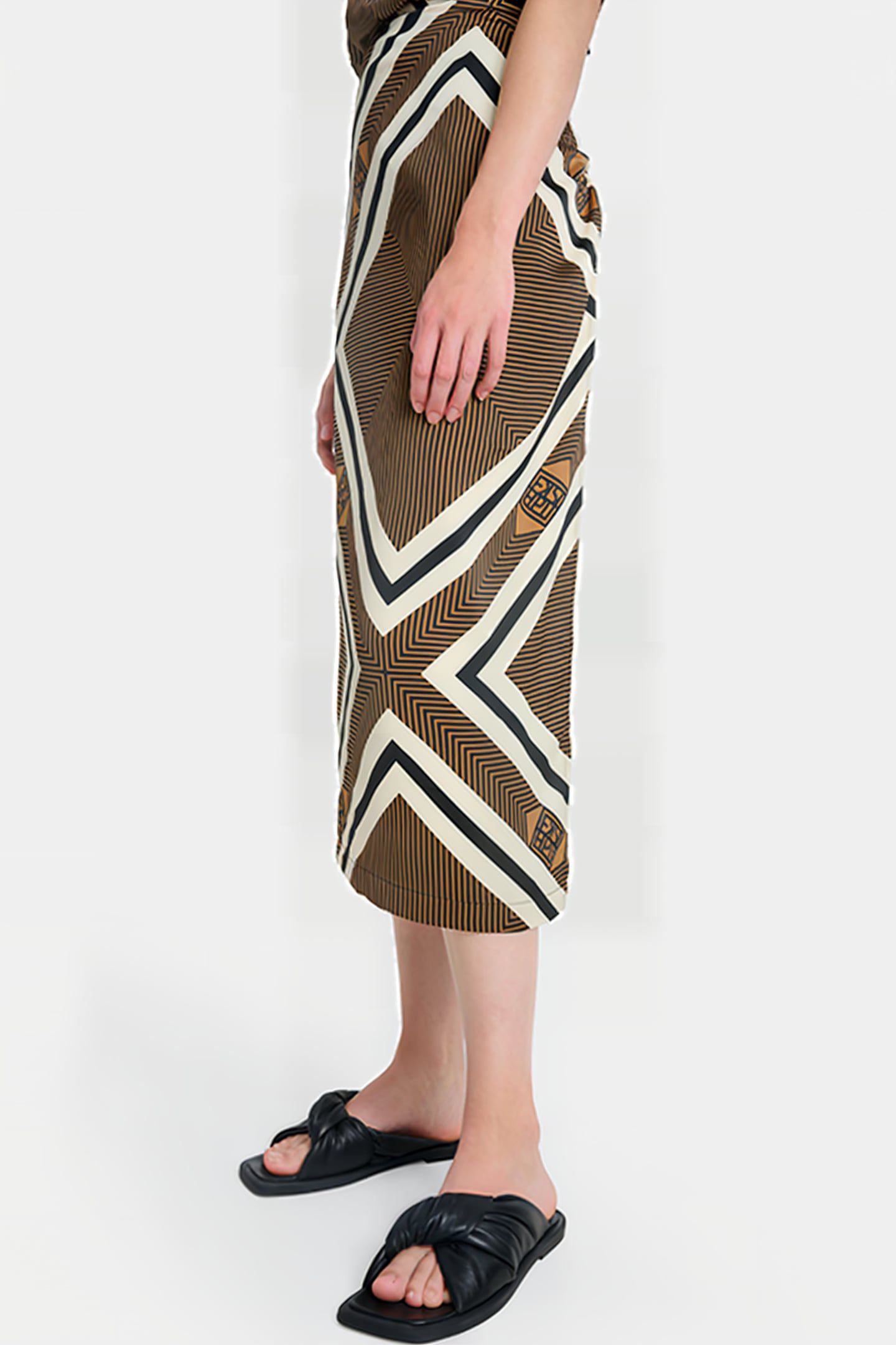 LA-SILKY SCARF SKIRT VARIOUS 5