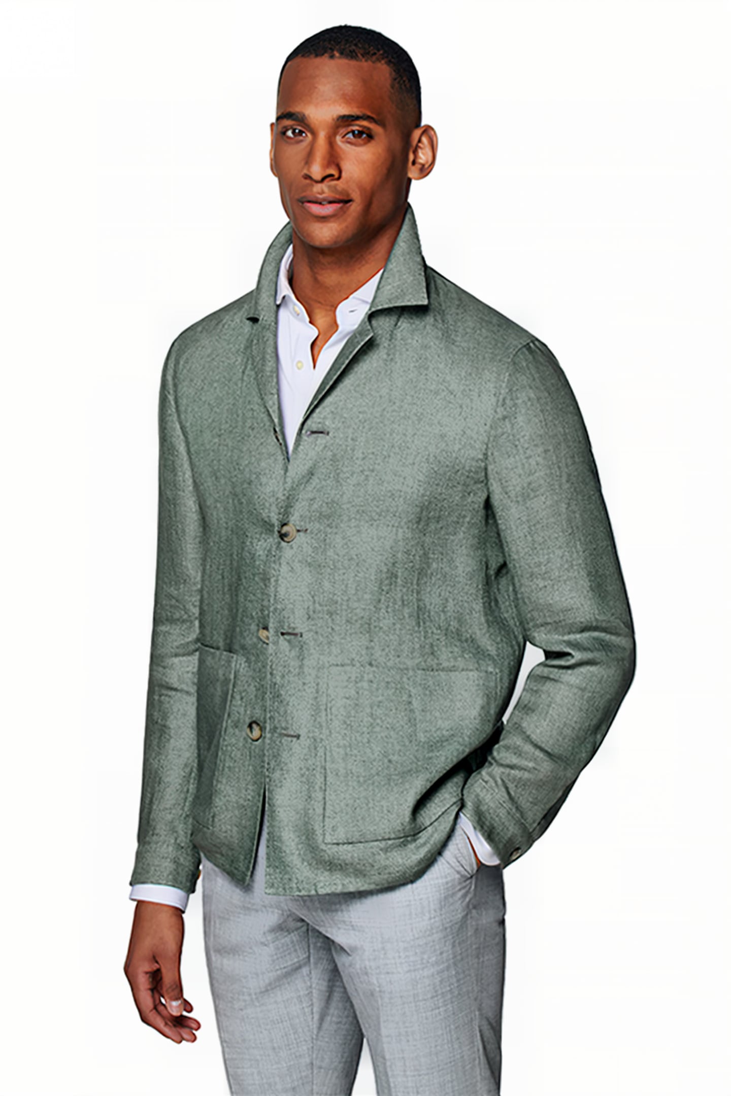 MID GREEN WALTER SHIRT JACKET 1