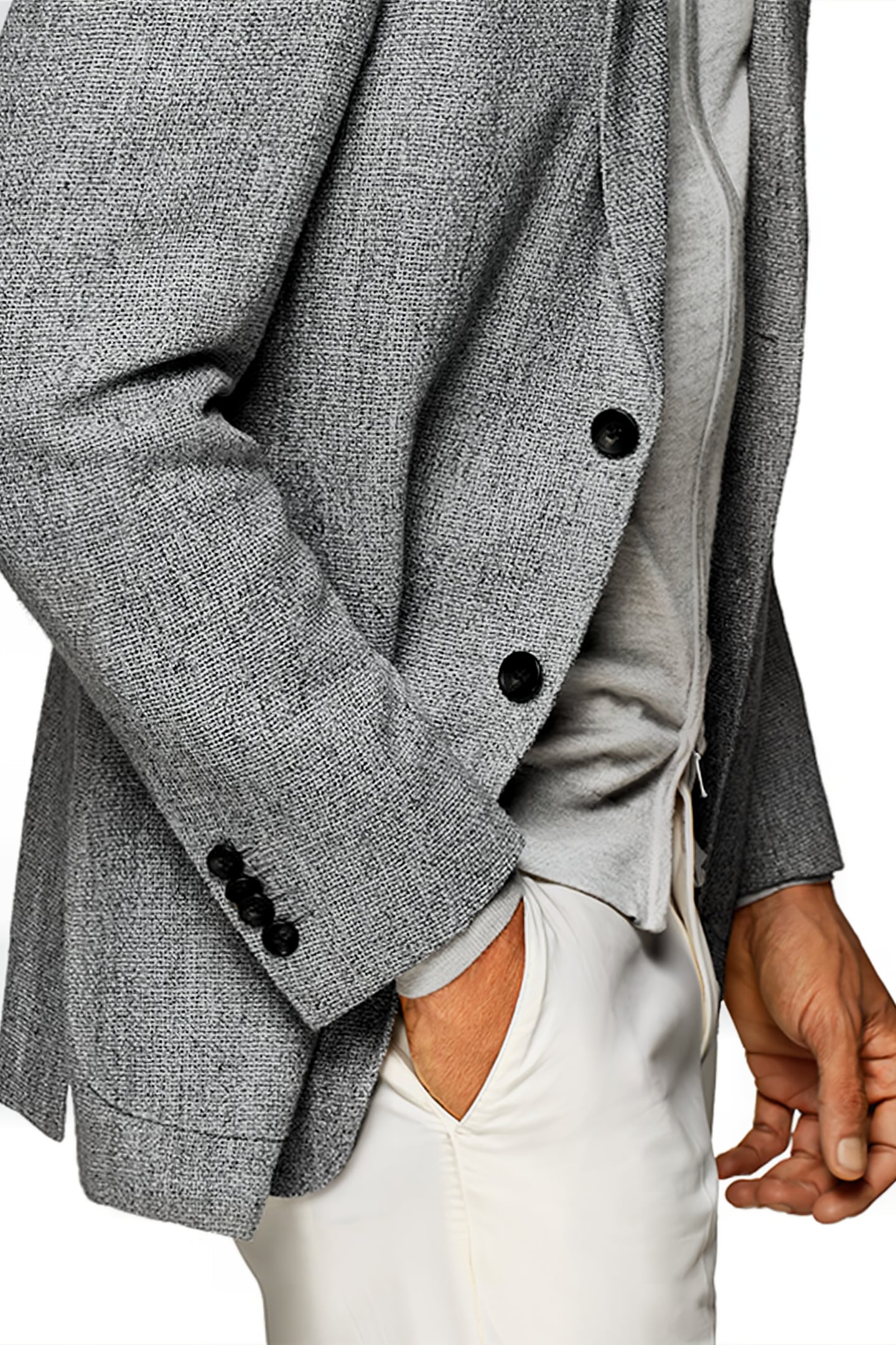 LIGHT GREY LAZIO BLAZER 8
