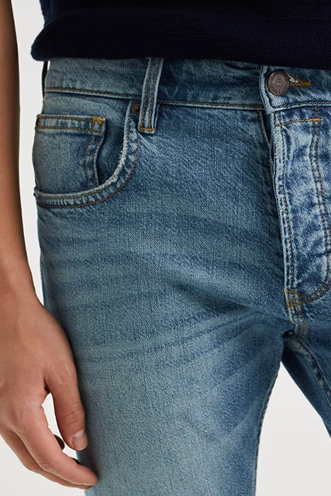 5-POCKET MID WAIST BLUE 6