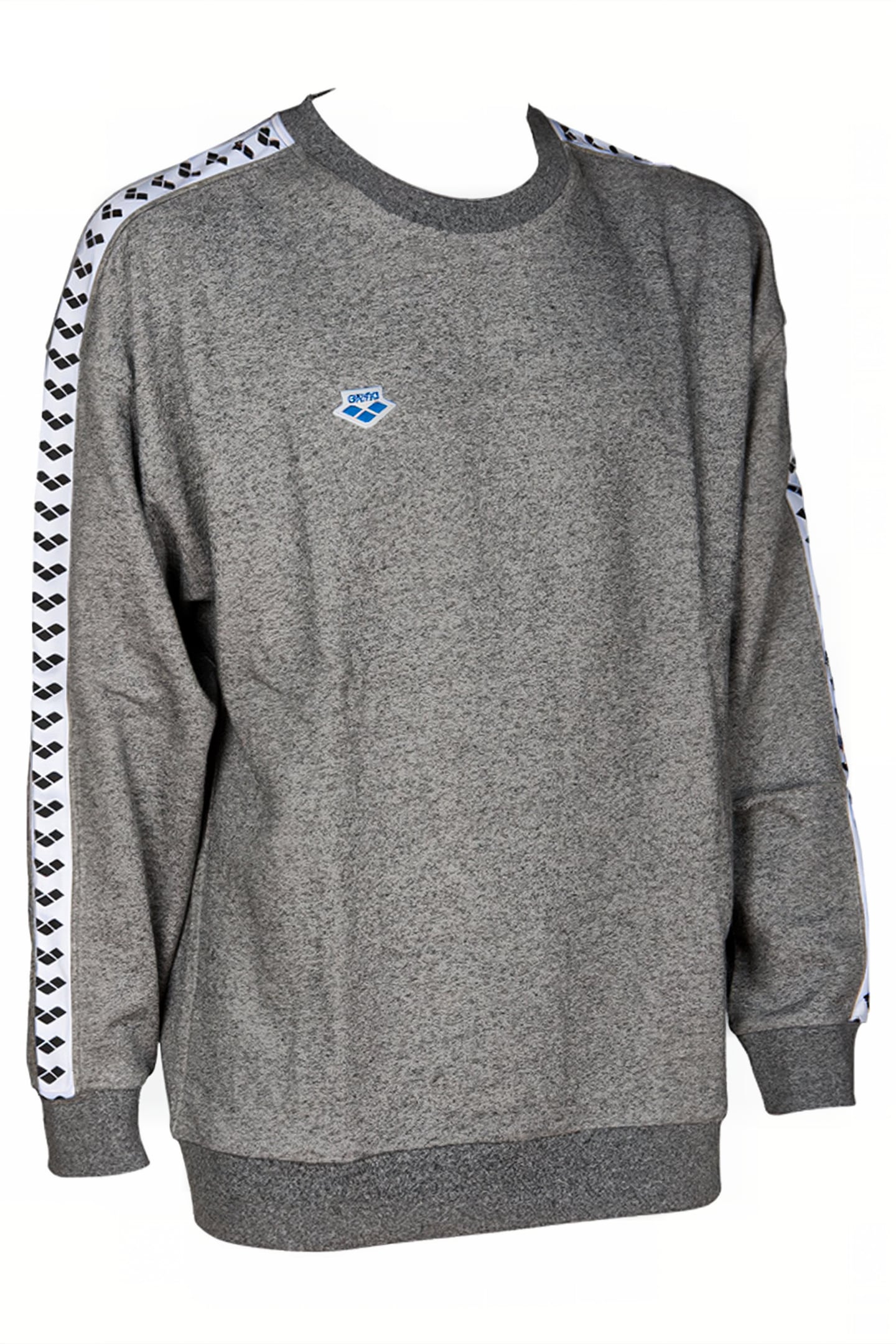 UNISEX SWEAT TEAM OVERSIZE DARK GREY MELANGE WHITE BL 8