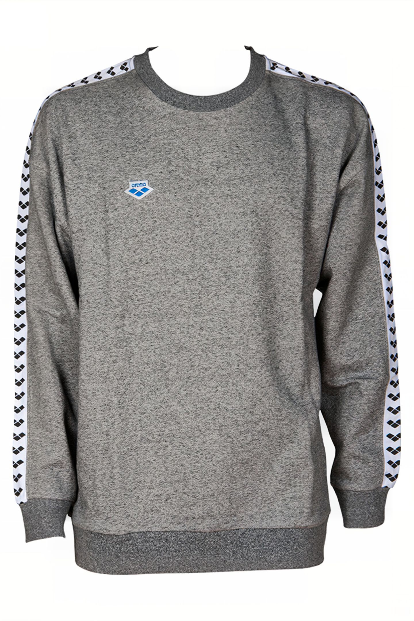 UNISEX SWEAT TEAM OVERSIZE DARK GREY MELANGE WHITE BL 7