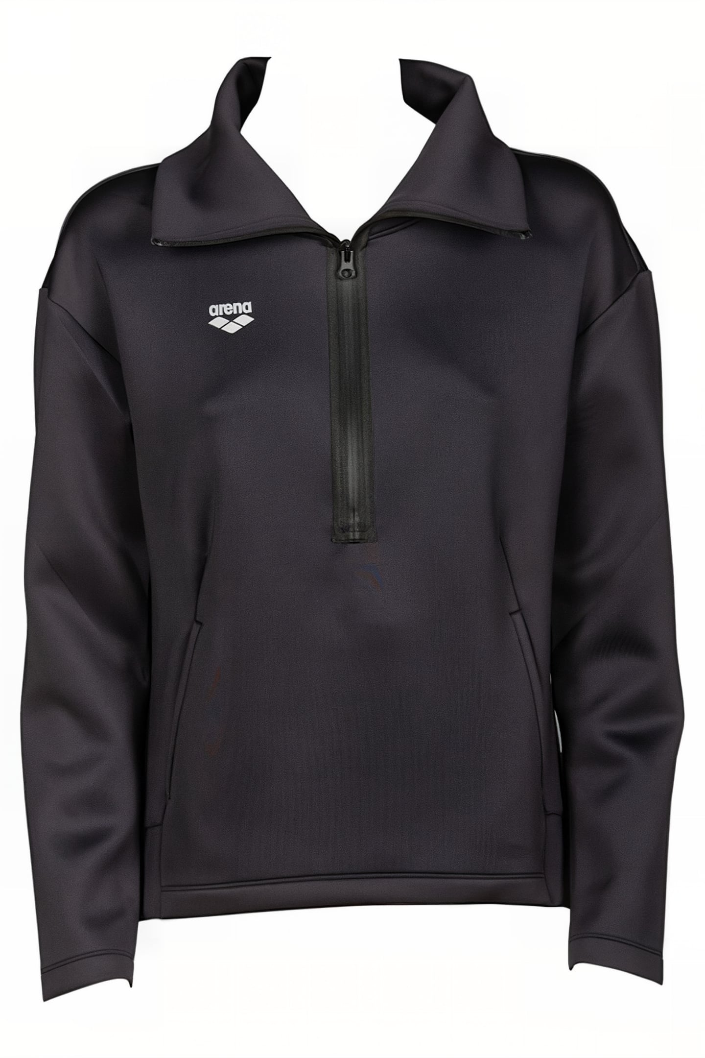 W L/S SPACER HALZ ZIP BLACK 4