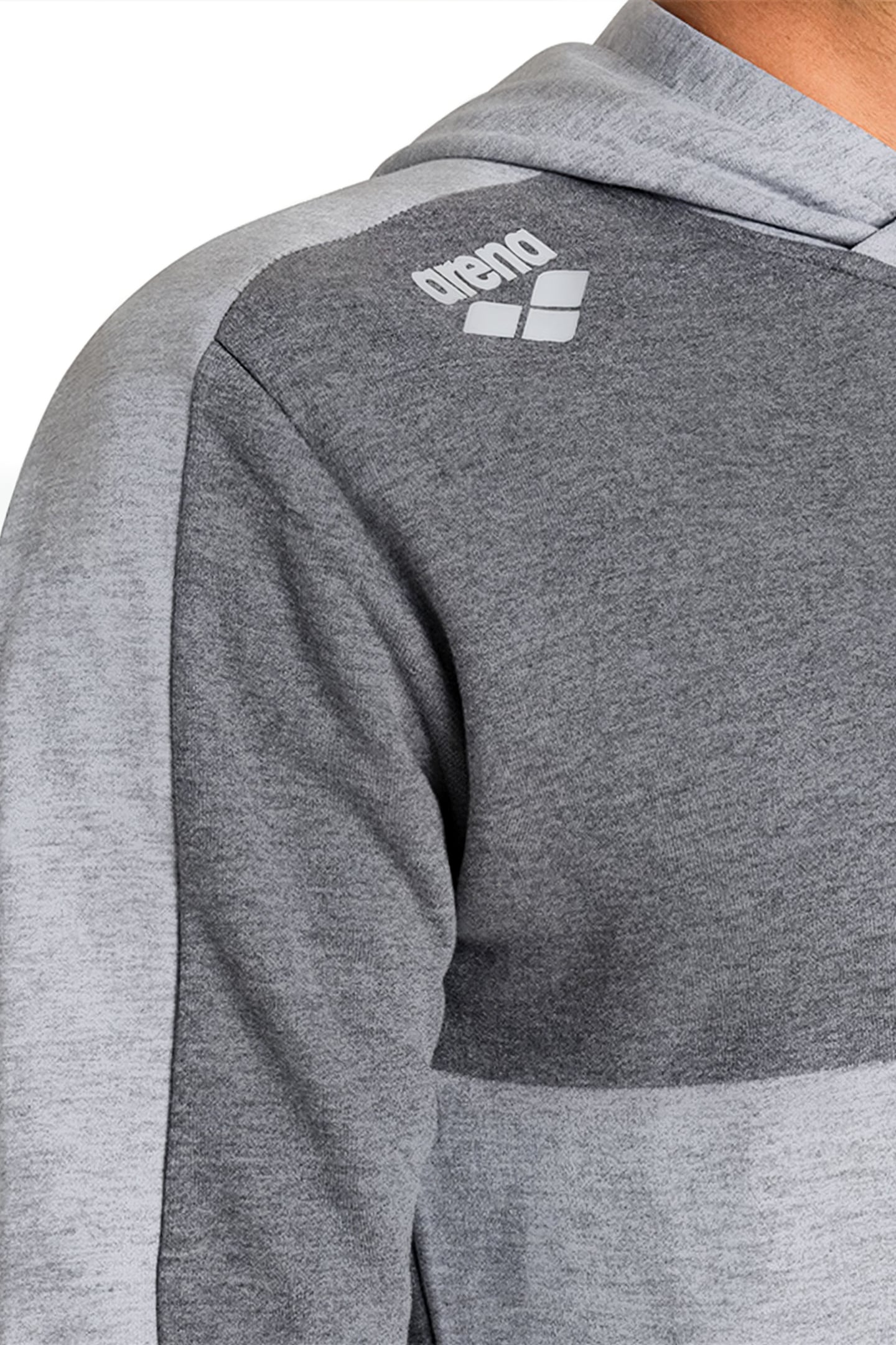 UNISEX TE HOODED SWEAT MEDIUM GREY MELANGE DARK G 9
