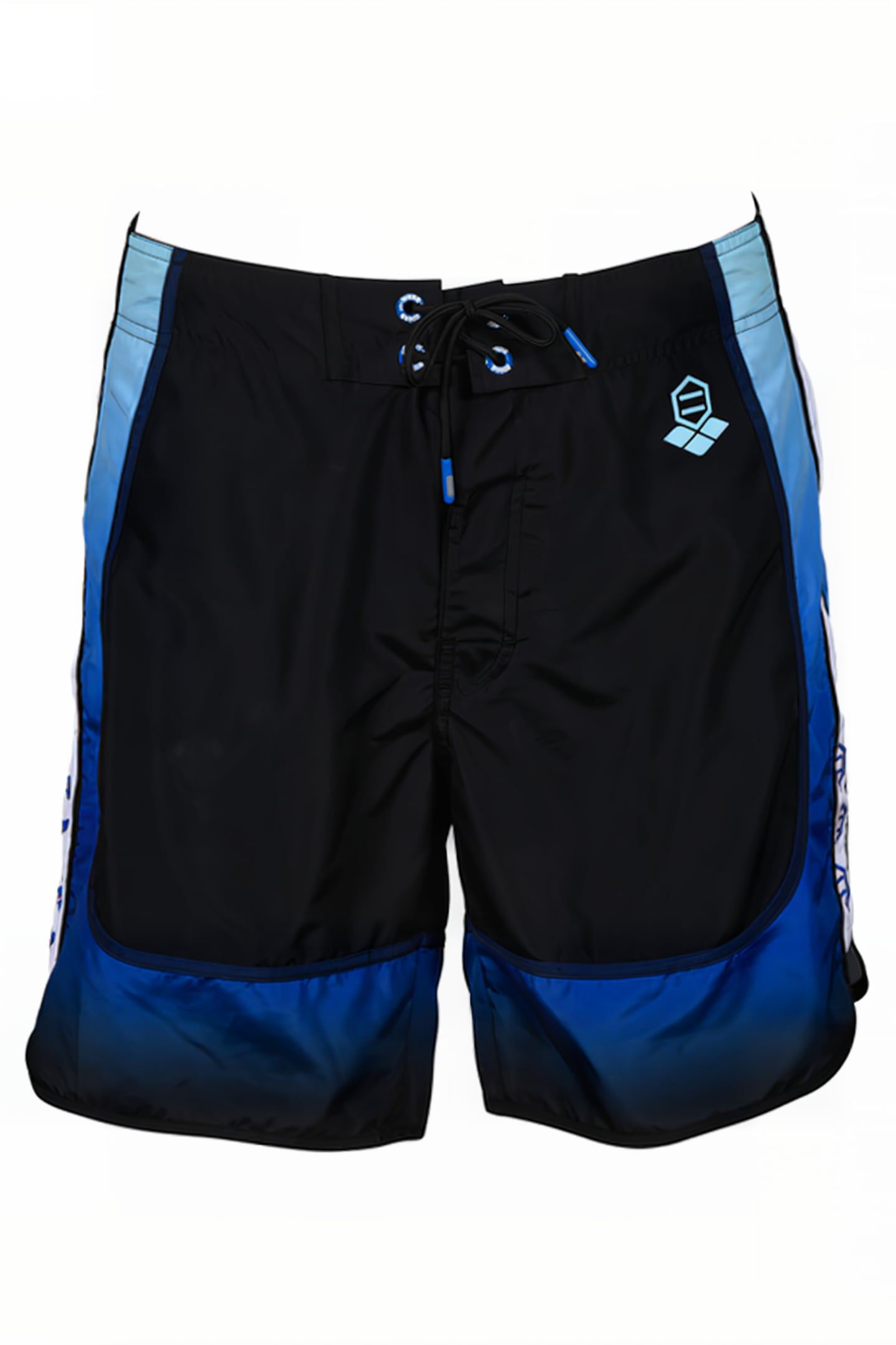 M NETTUNO BERMUDA BLACK NEON BLUE MULTI WHIT 4