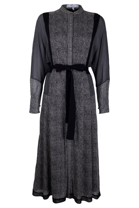 TANIS SHIRT DRESS — BLACK/WHITE 1