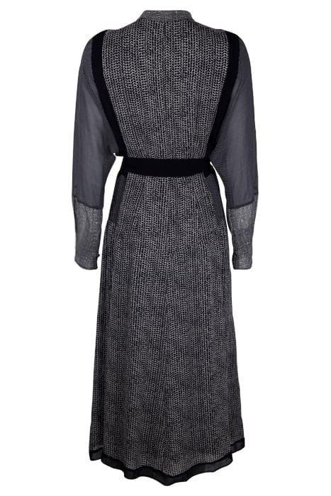 TANIS SHIRT DRESS — BLACK/WHITE 2