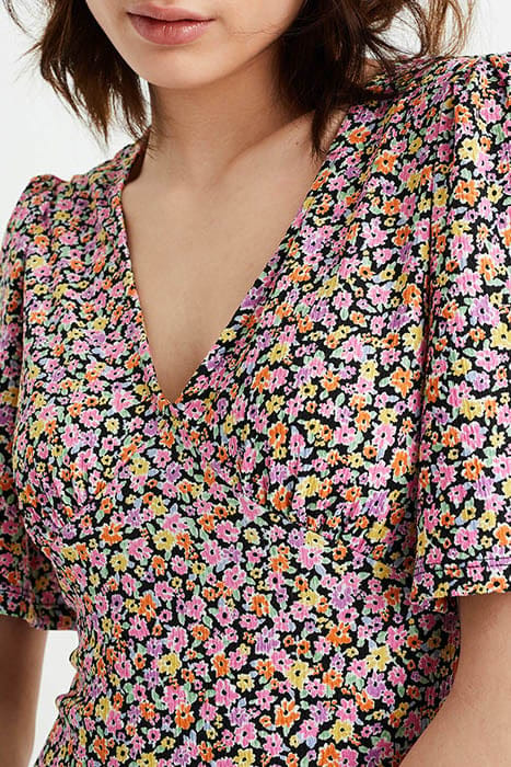 DRESS MID LENGTH MULTI-COLOURED 5