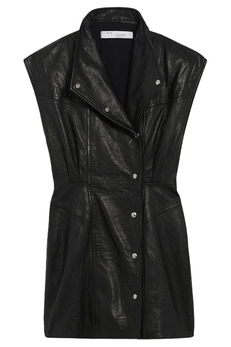 ANATA LEATHER DRESS IN BLACK 5