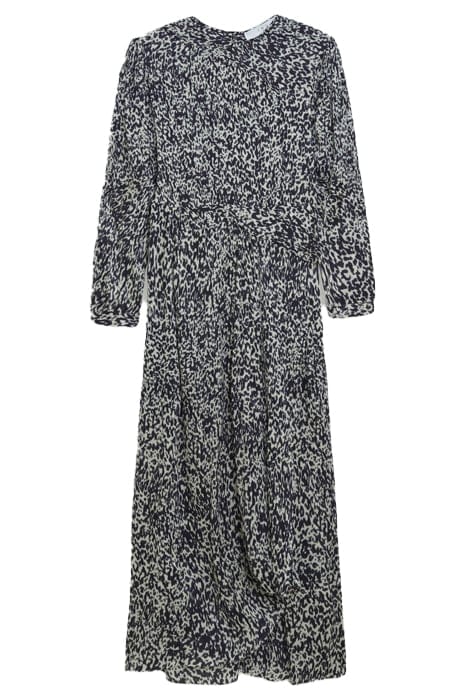 ROMERI DRESS IN ECRU/BLACK/BROWN DRESS 5