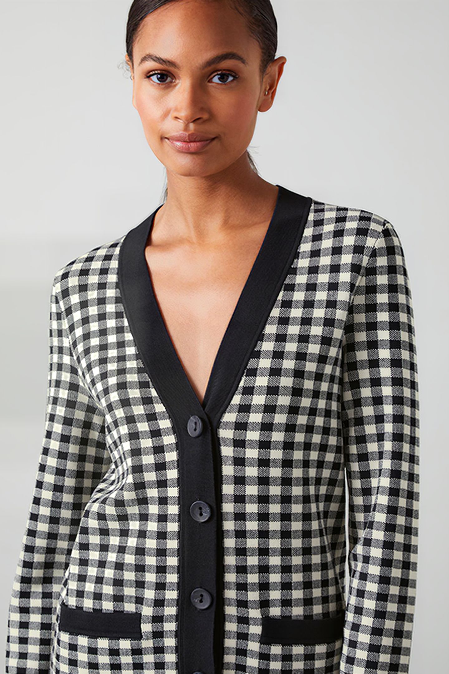 LEA MIDI SKIRT BLUE CHECK 6