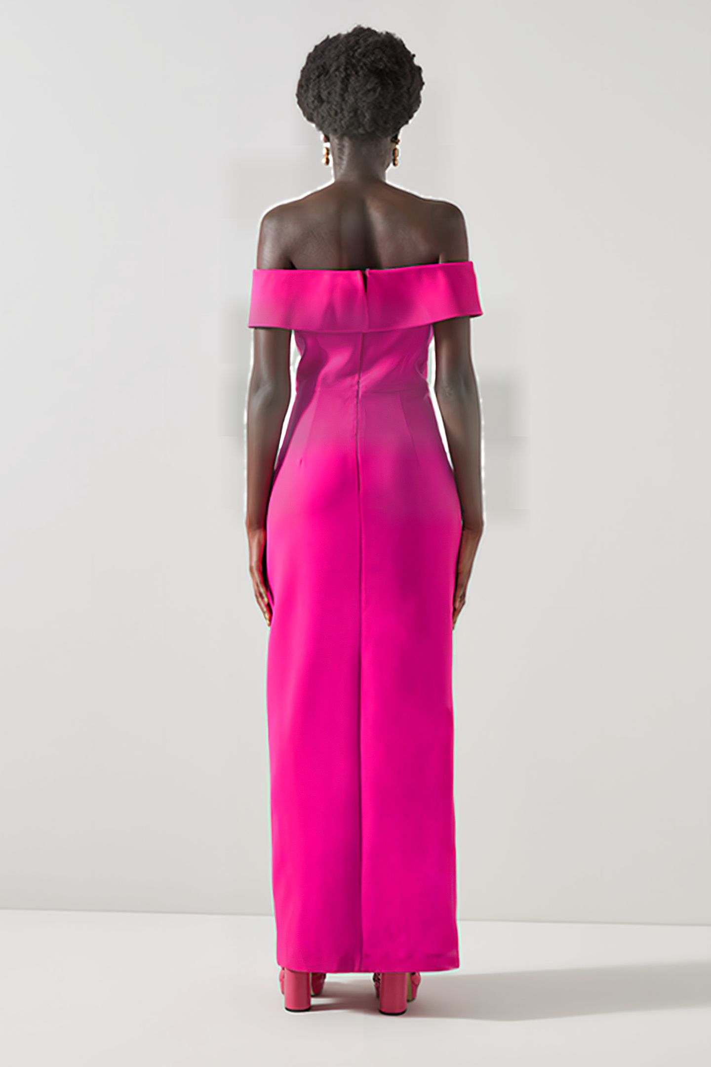 RAMPLING MAXI DRESS MAGENTA 2