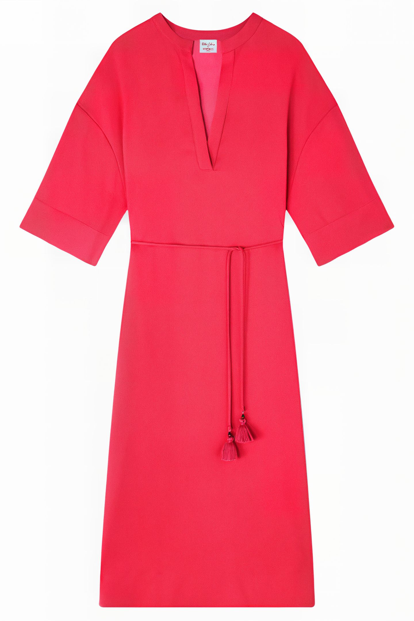 CAPRII MIDI DRESS RED 5