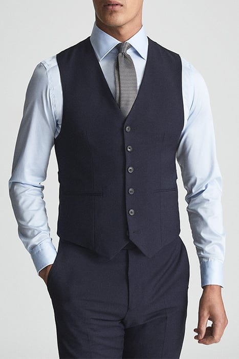 RUSH NAVY WAISTCOAT — MODERN FIT 1