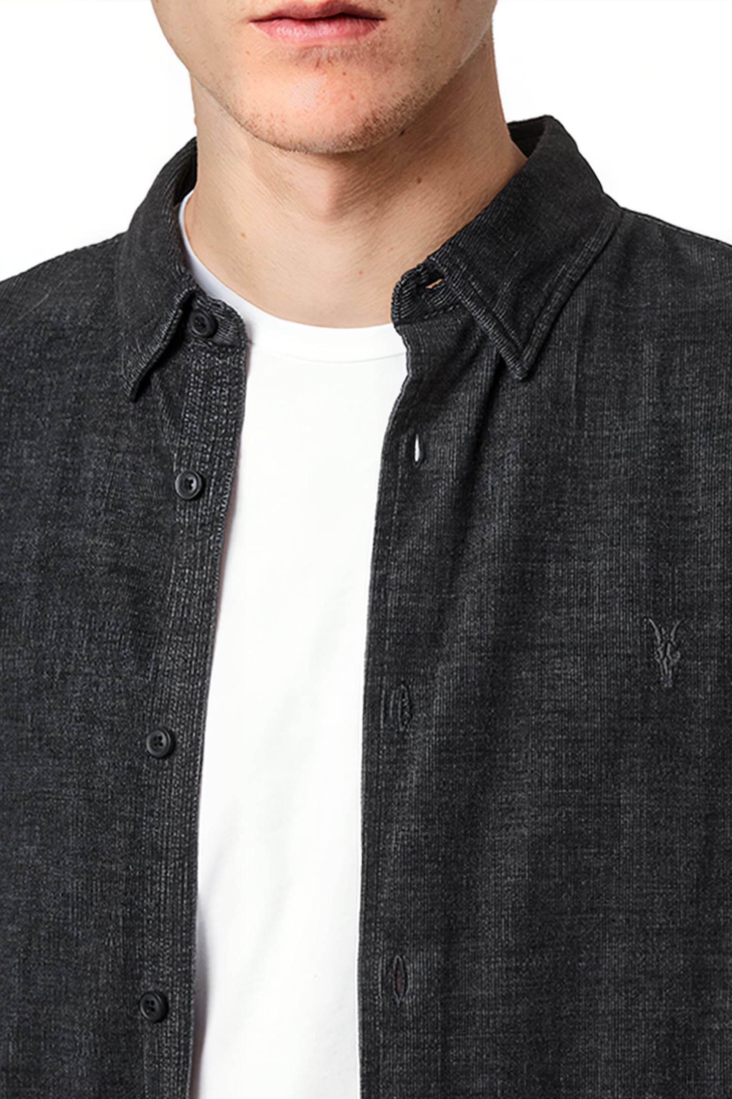 LORELLA LS SHIRT JET BLACK 3