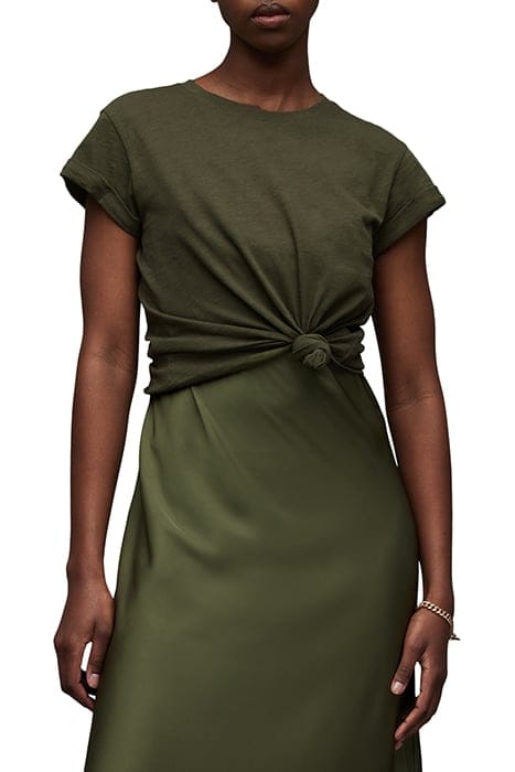 ANNA TEE KHAKI GREEN 1