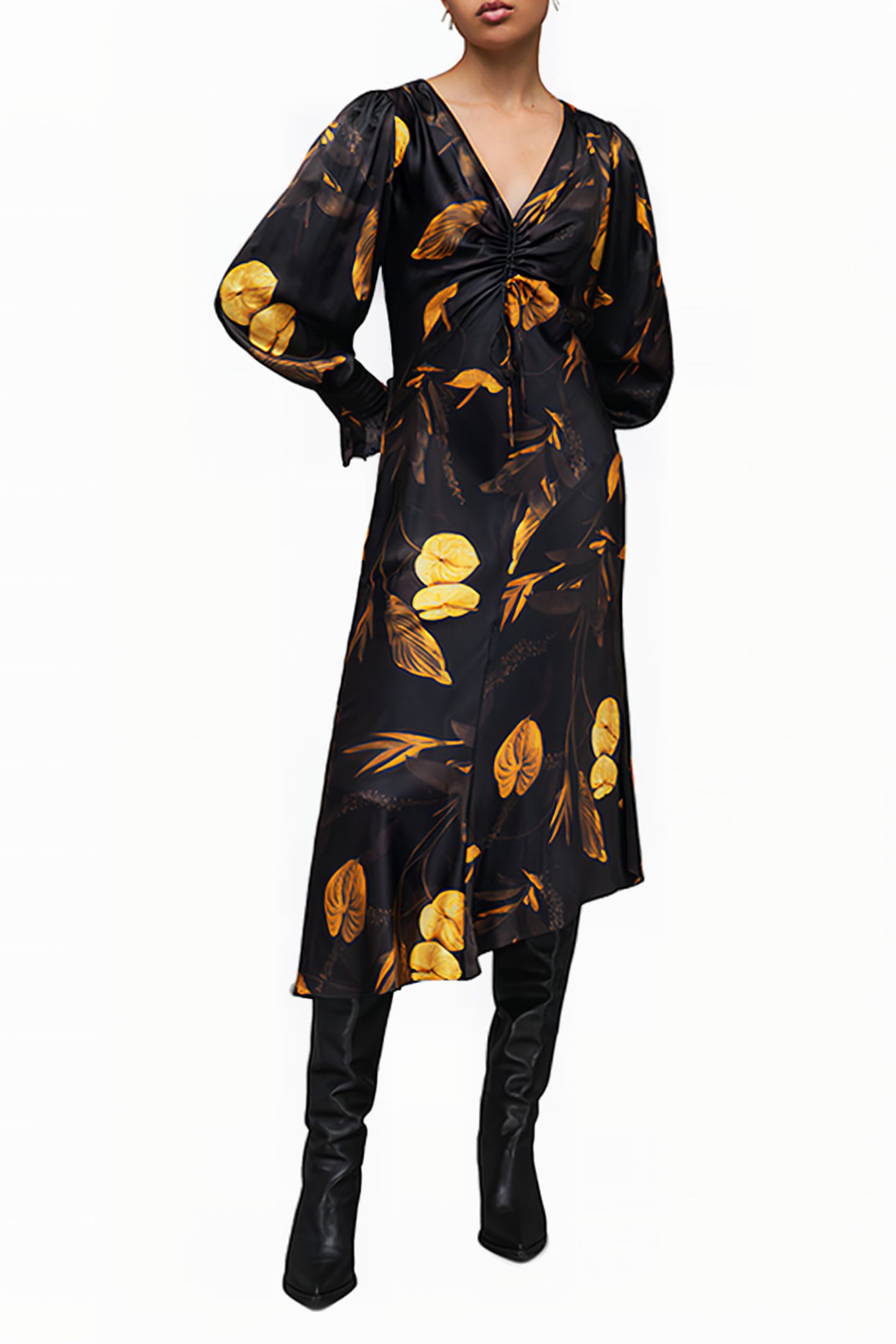 NAOMI ARETHA DRESS BLACK 2