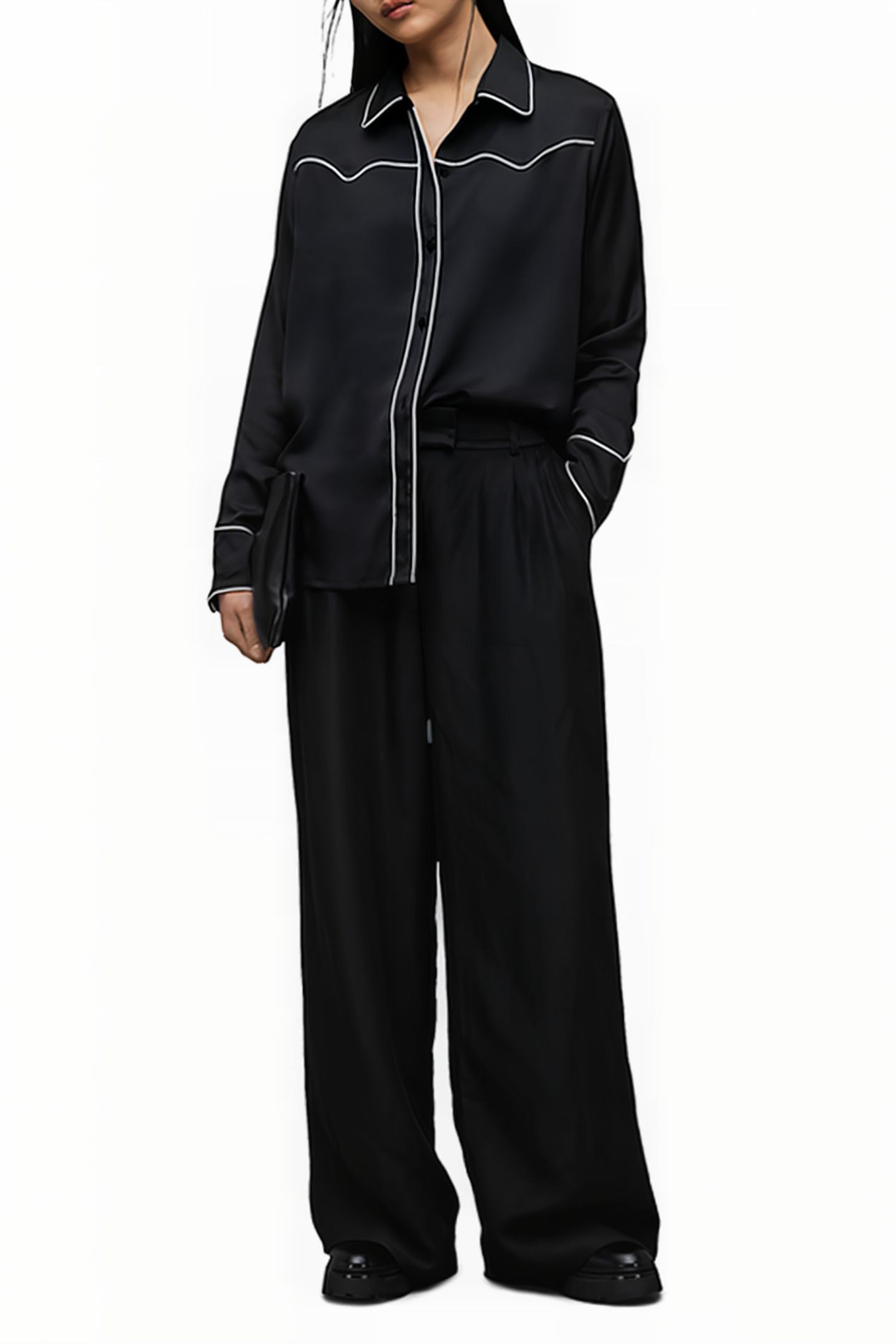 CECE SHIRT BLACK/WHITE 3