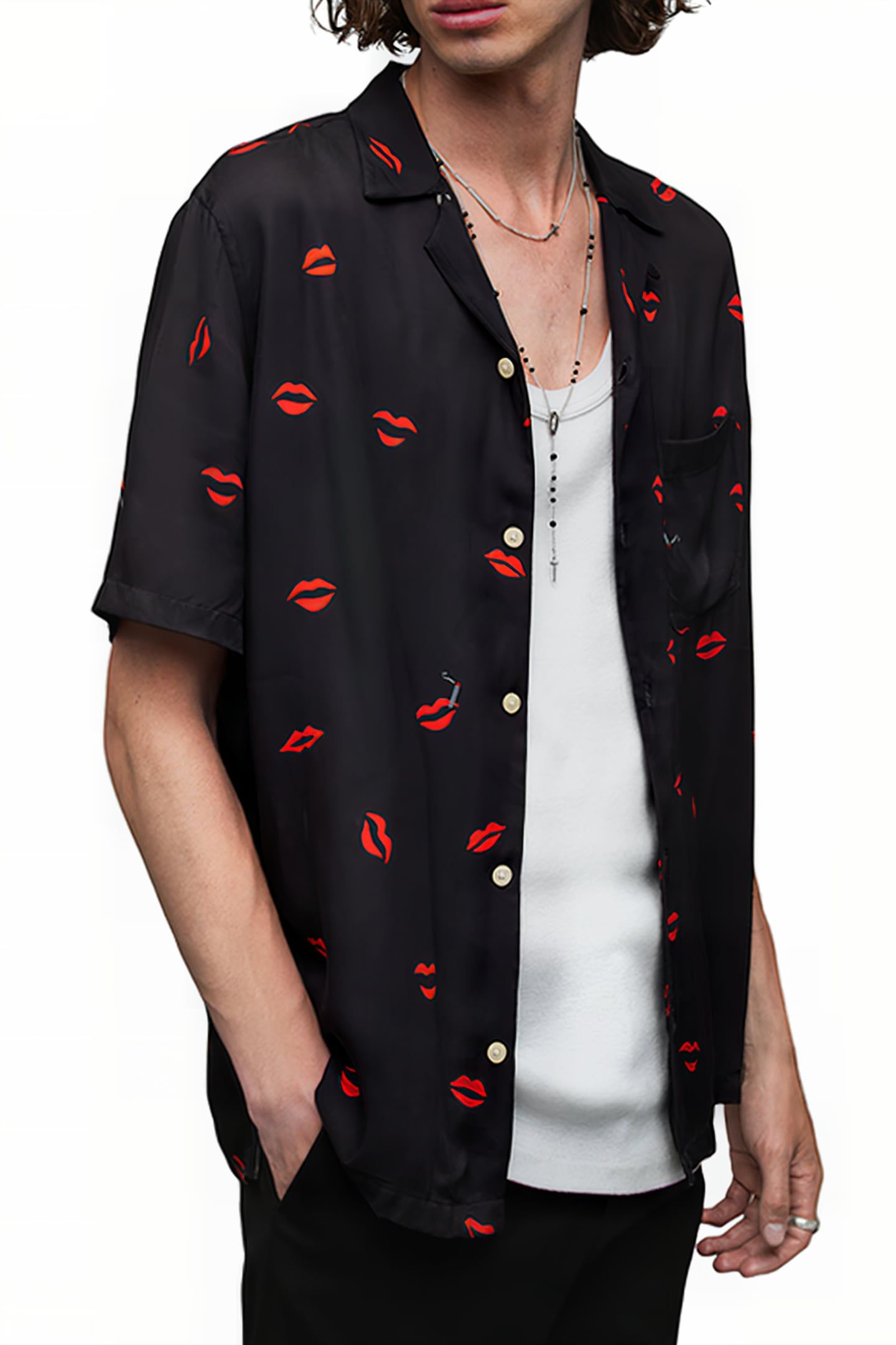 TEKISUTO SS SHIRT JET BLACK 3
