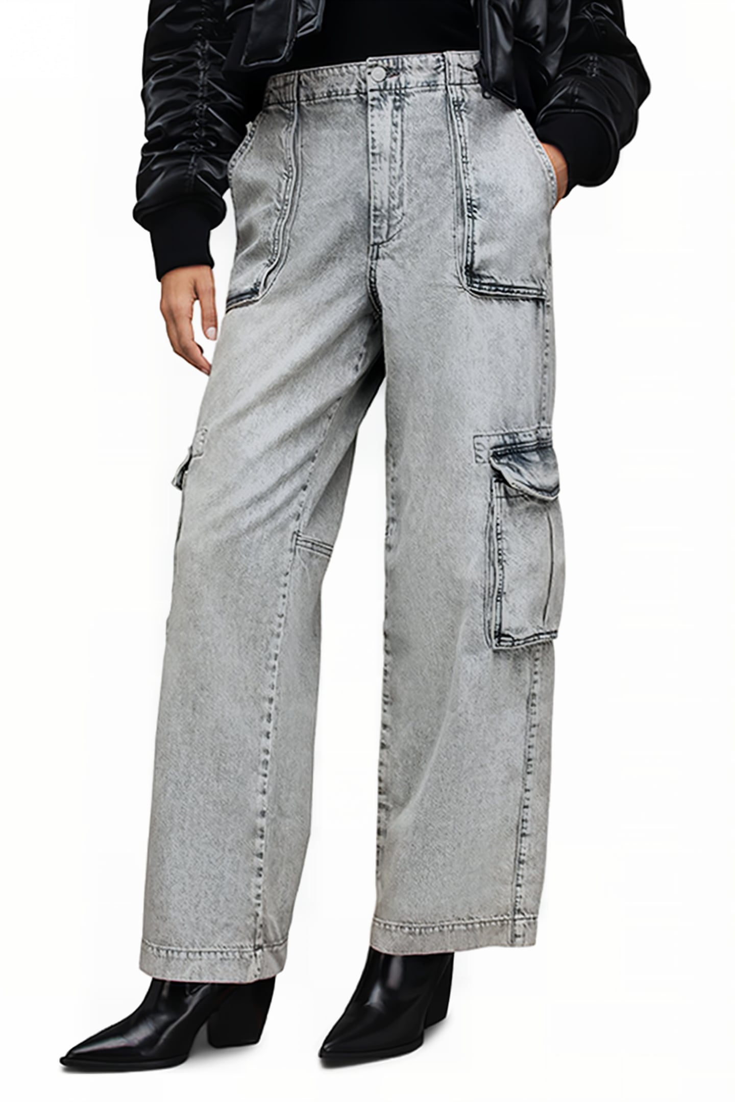 FRIEDA STRAIGHT TROU WASHED GREY 1