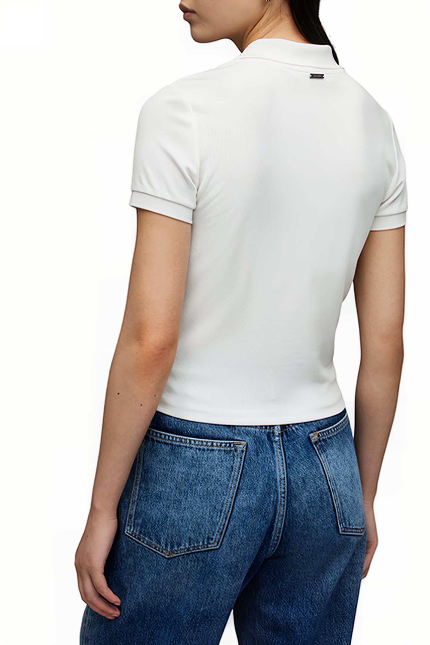 HALLIE SS POLO CHALK WHITE 2