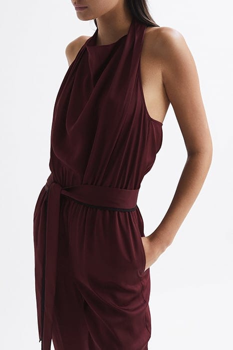 FRIDA JUMPSUIT — BURGUNDY 4