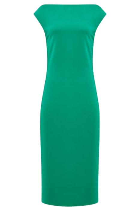 ZARIA GREEN MIDI DRESS — BODYCON FIT 6