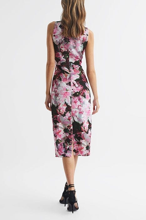 ELLA MIDI DRESS — PINK 2