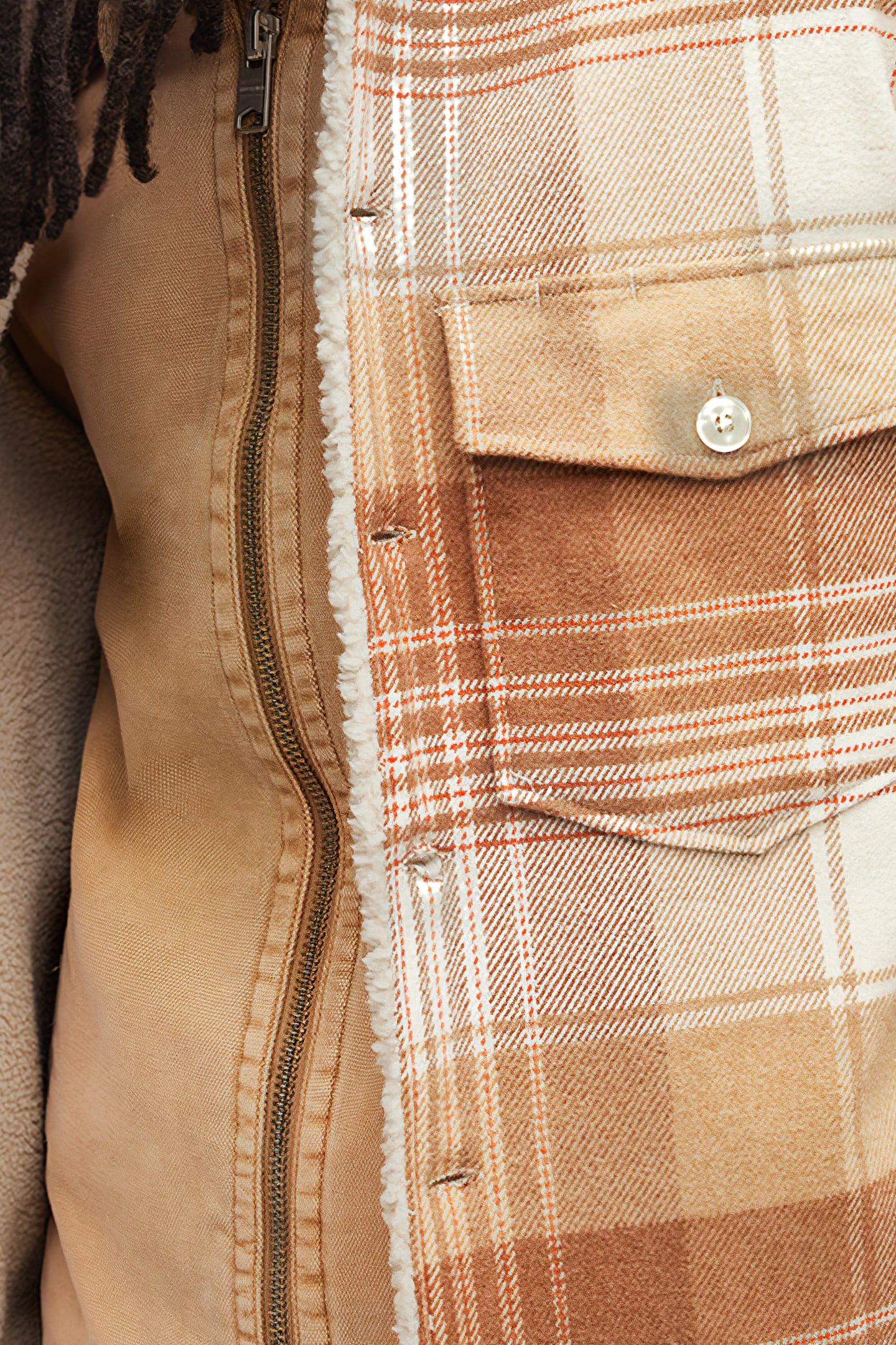 SACCO JACKET ECRU/CAMEL 5