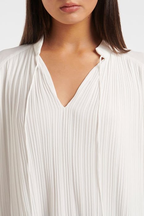 TULLY PLEAT DETAIL BLOUSE PORCELAIN 5
