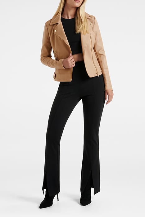 HEIDI PU BIKER CAMEL 3