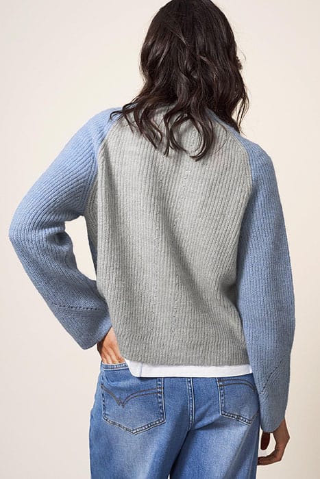 DEHLIA KNITTED CARDI LIGHT BLUE 2