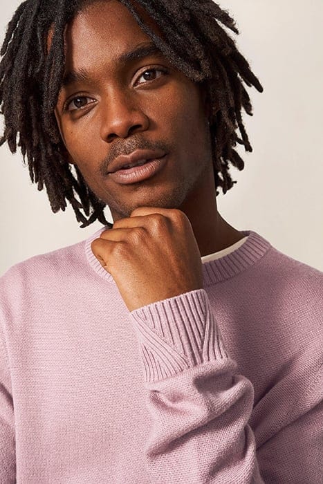 NEWPORT MERINO CREW DUS PINK 3