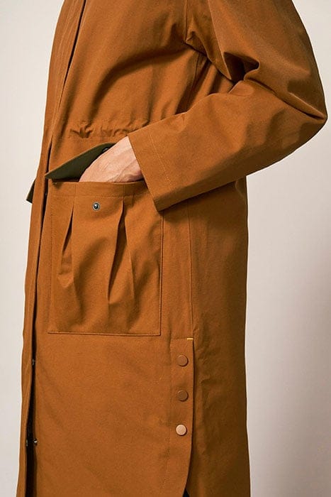 MILLIE WATERPROOF JACKET DARK TAN 4
