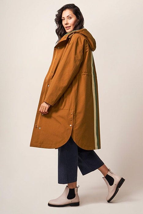 MILLIE WATERPROOF JACKET DARK TAN 2