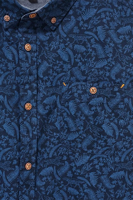 BAILEY DOG PRINTED SHIRT DARK NAVY 3