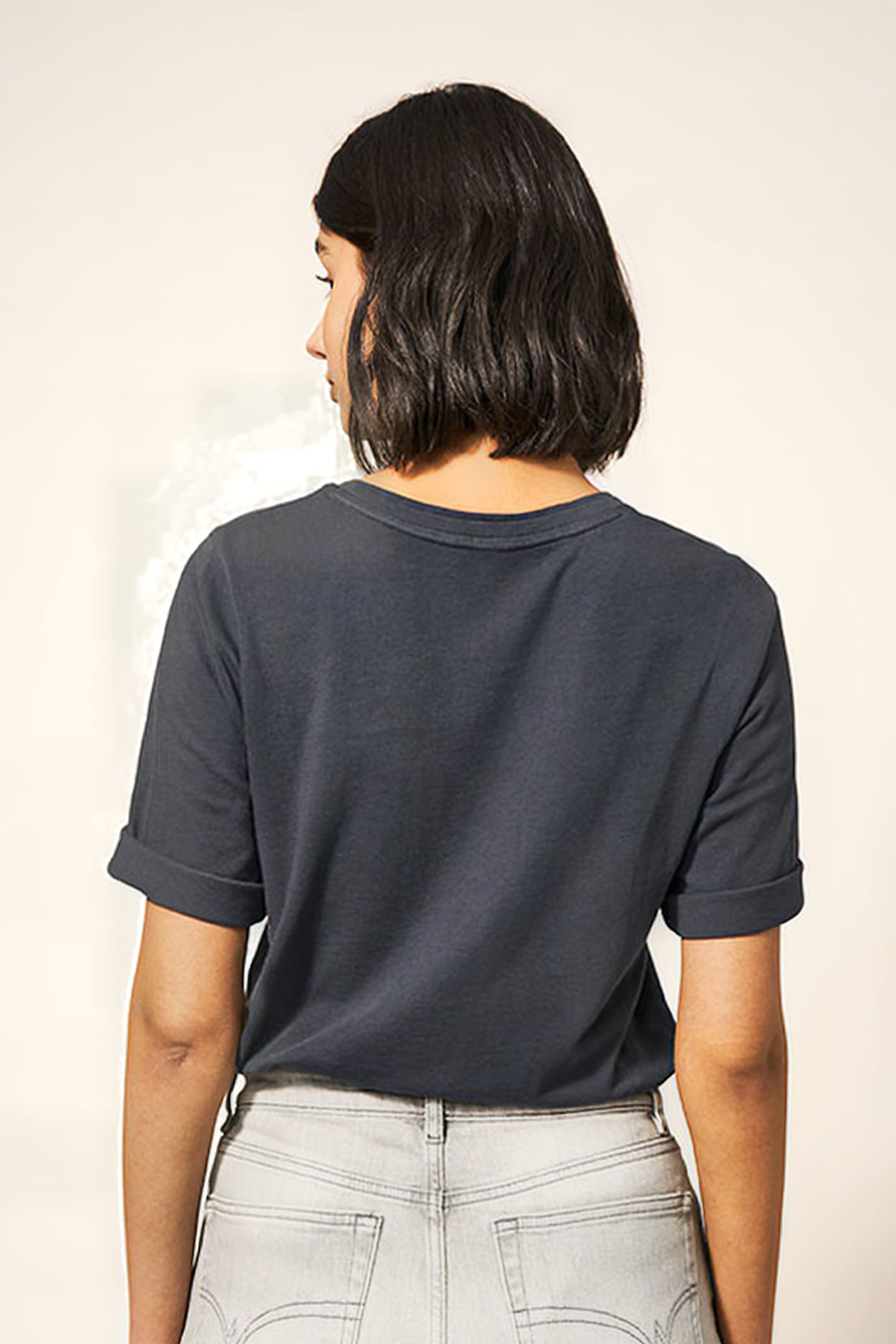 ANNABEL EMBROIDERED TEE GREY MULTI 3