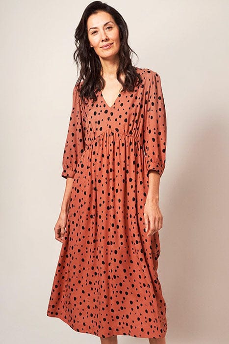 LUCY DRESS PINK MLT 1