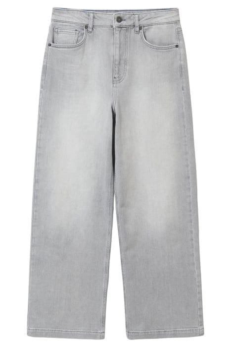 HEIDI WIDE LEG JEAN LIGHT GREY 1