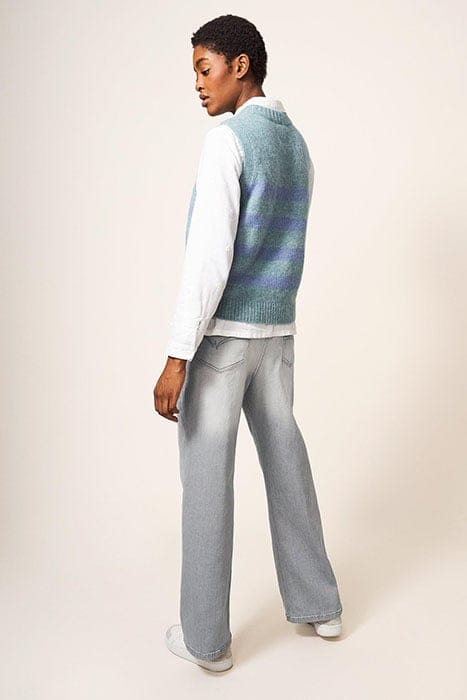 HEIDI WIDE LEG JEAN LIGHT GREY 3